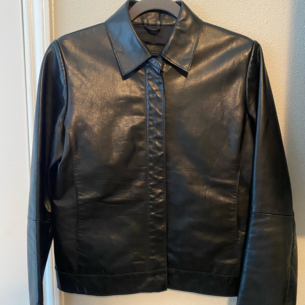 Vintage Banana Republic Genuine leather jacket